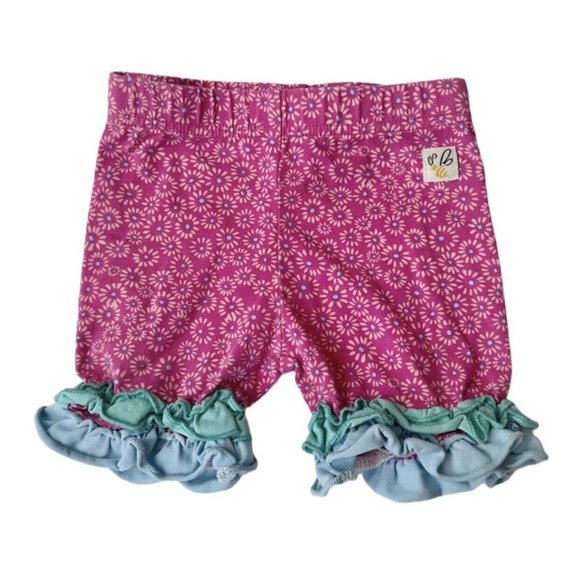 Wildflowers Floral Ruffle Shorties Size 2 - Picture 1 of 4